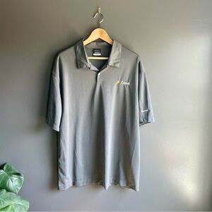 Nike Mens Crowe Logo Polo in Gray size XL